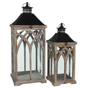 De Madera Vintage linterna - Product Image 1