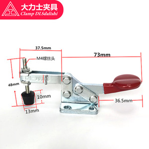 MISUMI <b>Quick</b> <b>Clamp</b> GH-102-B 73mm Horizontal Bench Vise For Welding Inspection - Product Image 1