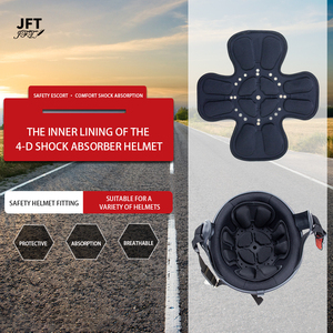 Forro de casco de motocicleta, descompresión 3D, para amortiguador, protege al motociclista - Product Image 2