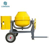 Bétonnière robuste CM350-2A avec tambour à fond épaissi, vitesse de rotation de 25 à 30 tr/min