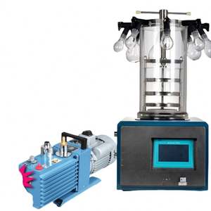 เครื่องทำแห้งแบบแช่แข็งชนิดหลายท่อแบบตั้งโต๊ะขนาดเล็กสำหรับห้องปฏิบัติการ - Product Image 6