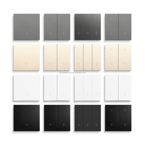 Interrupteur mural intelligent compatible Tuya Zigbee 1-4 voies avec clé physique et prise en charge Alexa/Google Assistant - Product Image 1