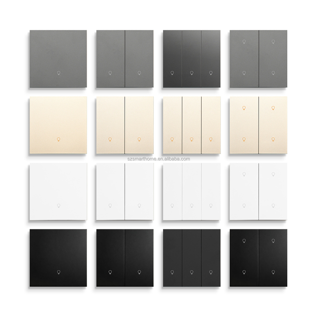 Tuya Compatible Zigbee 1-4 Gang Smart Wall Switch with Physical Key and Alexa/Google Assistant Support