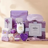 Nouvel ensemble cadeau pour les fêtes, boîte cadeau, tasse isotherme, bougie aromathérapeutique, ensemble cadeau de boules de bain