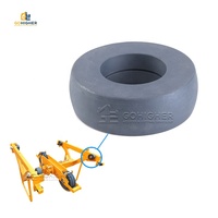 Ensemble de rouleaux de guidage pour poulie de grue à tour, poulie à câble en nylon, chariot de poulie, pièces de rechange pour grue à tour