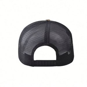 2024 New Trendy Multi-Color Cotton Mesh Trucker <b>Hat</b> Sporty Leopard Custom Logo Embroidery Breathable Two-Tone Blank Baseball <b>Hat</b> - Product Image 4