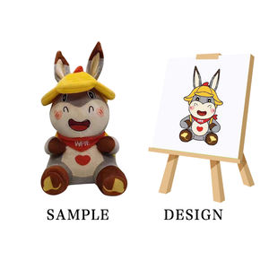 Peluche Personalizzato OEM con Design Kawaii a Forma di Orso, Super Morbido con Imbottitura in Cotone PP e Rete per Regali di Compleanno - Product Image 3