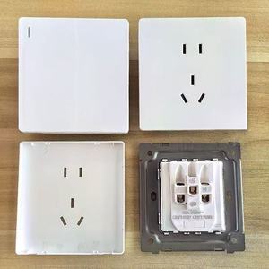 Interruptor de Pared Tipo 86 para Hogar, 5 Orificios, 10A, 86*88*35mm, Montaje Oculto, 1 Gang, Control Único y Sin Marco, 2 Puertos USB-A - Product Image 6