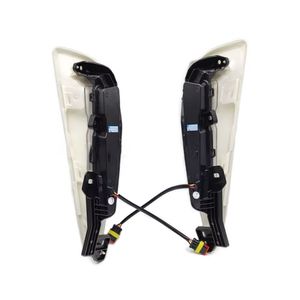 Luz LED de Conducción Diurna para Automóvil Toyota <span class=keywords><strong>Prius</strong></span> 2019 2020 2021 <span class=keywords><strong>2022</strong></span> 2023, Lámpara Antiniebla DRL con Luz de Señal de Giro Amarilla - Product Image 2