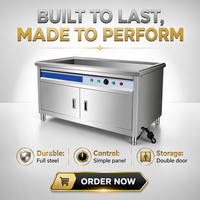 Lavavajillas Ultrasónico de Alta Eficiencia, Lavadora Ultrasónica Automática, Equipo de Hostelería para Limpieza de Vajilla de Cocina