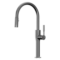 Robinet de cuisine extractible à rotation 360 degrés en acier inoxydable de qualité alimentaire SUS 304 moderne de Kaiping OIRE