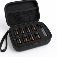 Étui de voyage personnalisé en EVA imperméable pour flacons de parfum et échantillons, avec poche en filet zippée, emballage de gros