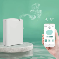 Diffuseur d'arômes électrique sans eau haut de gamme 500 ml pour maison, hôtel, usage domestique, avec application WiFi pour un contrôle intelligent, mural, en plastique