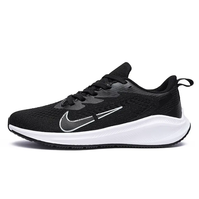 High Quality Grey Sports Men's Fashion Sneakers Custom Running Shoes