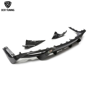 <span class=keywords><strong>3</strong></span> cái/bộ Mô Hình <span class=keywords><strong>3</strong></span> Highland Khô Sợi Carbon Khuếch Tán Phía Sau Cho Tesla Mới Bên Ngoài Bất Carbon Phía Sau Bumper Lip Bảo Vệ Bộ Dụng Cụ Cơ Thể - Product Image 1