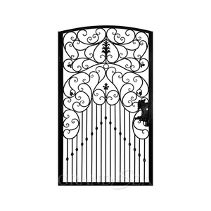 Clôture <span class=keywords><strong>en</strong></span> <span class=keywords><strong>fer</strong></span> de haute qualité Portes de cour <span class=keywords><strong>en</strong></span> <span class=keywords><strong>fer</strong></span> forgé Porte principale unique Porte extérieure <span class=keywords><strong>en</strong></span> <span class=keywords><strong>fer</strong></span> <span class=keywords><strong>Prix</strong></span> - Product Image 3