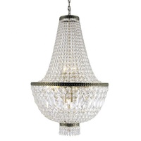 Lustre en cristal personnalisé pour église, éclairage de luxe, grande suspension intérieure pour hôtel, villa, centre commercial - Vente en gros usine