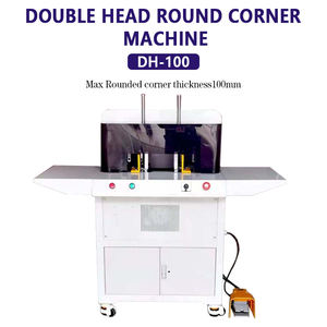 DH-100 <span class=keywords><strong>Machine</strong></span> de découpe de couteau rond robuste <span class=keywords><strong>Machine</strong></span> de découpe de guillotine de coin rond de papier de livre électrique automatique - Product Image 2
