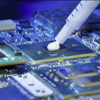 Gel thermique conducteur 2.0-6.0W/mk monocomposant pour module d'alimentation, traitement de bande de base, puce mémoire