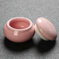 Boîte de rangement moderne en céramique craquelée colorée, hermétique et portable, pour thé, bijoux (colliers, bagues) et décoration intérieure