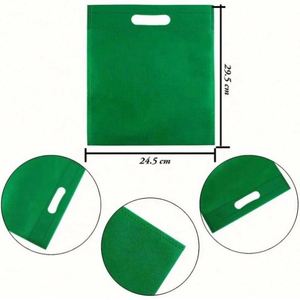 Sacs de courses en non-tissé recyclé, écologiques, découpés sur mesure, avec logo imprimé, vente en gros - Product Image 3