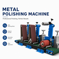 Machine à polir en acier inoxydable MECOR pour le rondissage des bords, le décapage des traces, le polissage sans tourbillons, faible bruit, haute rigidité, puissance 9 kW