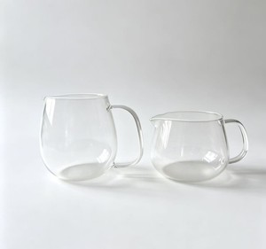 Carafe en verre borosilicate de haute qualité, pichet en verre transparent avec poignée et <span class=keywords><strong>bec</strong></span> verseur, tasse résistante à la chaleur pour le thé, le café et les boissons froides - Product Image 1