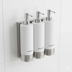 Dispensador de Lujo de Acero Inoxidable para Montar en la Pared, para Champú, Gel de Ducha y Acondicionador, para Baños de Hotel - Product Image 2