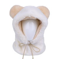 Gorro de invierno para montar al aire libre, gorra de esquí a prueba de frío, máscara facial cálida, gorro de piel para invierno