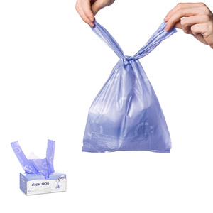 Bolsas de Pañales Compostables de Polietileno Impresas Personalizadas, Bolsa de Pañales Desechable para Bebé, Plegable con Logotipo para Pañales - Product Image 6