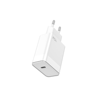 Adaptateur d'alimentation DQS 45W Type-C GaN avec design LED, charge rapide QC3.0 USB-C, chargeur OEM EU/US/UK pour 5V/3A PD, ignifuge