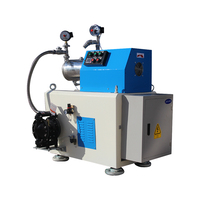 Moulin à nano billes humide de laboratoire pour le broyage d'algues pigmentaires Broyeur horizontal de sable pour les matériaux de batterie