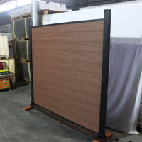 Moderne 3d Design Hout Kunststof Composiet Wpc Hekwerk Panelen Waterdicht Windbestendig Eenvoudig Te Installeren Hek Voor Huis Tuin