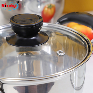Nhà Máy bán hàng trực tiếp thép không gỉ đồ dùng nhà bếp súp nồi 10 cái ẩm thực Cookware Set nấu ăn chậu - Product Image 3