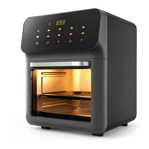 Friteuse à <span class=keywords><strong>air</strong></span> numérique électrique personnalisable grande capacité 10L avec cuve intérieure en acier inoxydable, écran tactile et fenêtre de visualisation, pour camping-car et usage domestique - Product Image 6