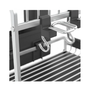 Étagère de <span class=keywords><strong>rangement</strong></span> de cuisine en aluminium extensible à plusieurs niveaux, étagère verticale à plusieurs niveaux, extensible, pour bols, assiettes, <span class=keywords><strong>couverts</strong></span>, tasses - Product Image 2