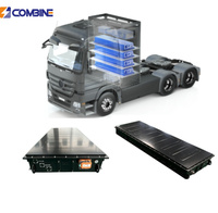 Système de batterie mobile LiFePO4 480V 460Ah pour chantier, pour excavatrice électrique et camion, avec refroidissement liquide et sortie 1C