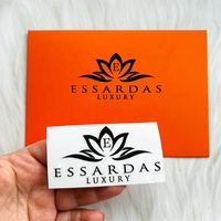 Bas quantité minimale de commande adhésif fort étanche produit emballage découpé transfert autocollant Logo personnalisé DTF UV transfert étiquette autocollants