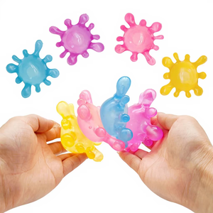 Jouet sensoriel anti-stress extensible en TPR en forme de virus, malteux et pétillant, pour soulager le stress - Product Image 2