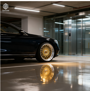 4 Piezas Nuevas <span class=keywords><strong>Llantas</strong></span> de Aleación de Aluminio Forjado Pintadas de 18-20 Pulgadas 5x112/120 PCD Multirradio de Dos Piezas 30mm 100mm 20mm - Product Image 4