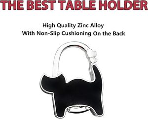 Gancho Plegable para Bolso con Diseño <span class=keywords><strong>de</strong></span> Mariposa, Soporte Metálico Portátil para Colgar <span class=keywords><strong>en</strong></span> Mesa, MOQ Bajo, Envío Rápido RTS - Product Image 5