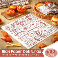 Papier ciré résistant à la graisse, papier journal, papier résistant à l'eau et à la graisse, emballage pour sandwichs, emballages carrés pour hot-dogs, pour la cuisson des aliments
