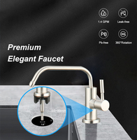 Robinet purificateur d'eau de cuisine à osmose inverse Type 7, filtre à eau en acier inoxydable 304, fonction eau froide, design élégant