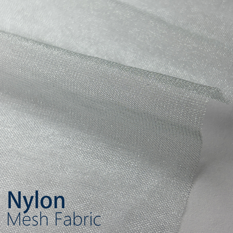 Hot Sale Wholesale Lightweight Glitter Tulle Soft Yarn Fabric Dress Fabric Free Sample Nylon Mesh Fabric