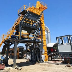 Mini centrale à asphalte mobile avec brûleur à asphalte diesel - Product Image 2