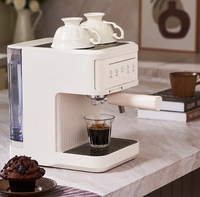 850W En Acier Inoxydable Goutte À Goutte Professionnel Espresso Latte Cappuccino Machine À Café Semi-Automatique Grindr Levier Maker 19 Bars