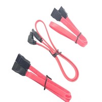 Câble de données SATA 3.0 avec loquet, câble série pour disque dur 6 Gbps, pour SSD, HDD, lecteur optique, 0,2 m à 1 m, noir, jaune, rouge