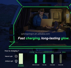 2-10hours HTV Vinyl số lượng lớn vinilo dệt phim phát sáng trong bóng tối truyền nhiệt Vinyl cuộn cho vải sắt trên áo thun - Product Image 3