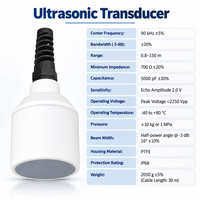Capteur ultrasonique étanche, 5 m 10m 20m 150m, mesure de profondeur, recherche de poisson, transducteur