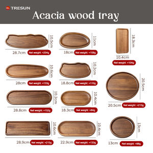 صينية تقديم بيضاوية طبق للشاي والفاكهة والخضراوات والخبز المنزلي أدوات الطعام - Product Image 6